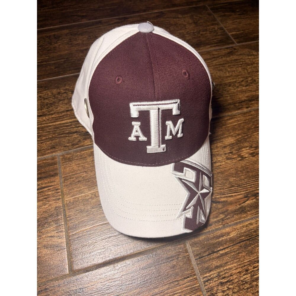 Texas A&M Aggies "One Fit" Snapback Cap – Maroon & Cream
